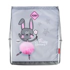 Рюкзак школьный 40х33х15см, эргономичная спинка, Across 410, серый/розовый - фото 24639508