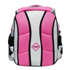Рюкзак школьный 40х33х15см, эргономичная спинка, Across 410, серый/розовый - фото 24573055