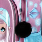 Рюкзак школьный 37 x 28 x 13см, эргономичная спинка, Across 557, + мешок, розовый - Фото 10