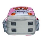 Рюкзак школьный 37 x 28 x 13см, эргономичная спинка, Across 557, серый/розовый - фото 24639557