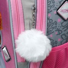 Рюкзак школьный 37 x 28 x 13см, эргономичная спинка, Across 557, серый/розовый - фото 24639560