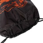 Рюкзак школьный 37 x 28 x 13см, эргономичная спинка, Across 557, + мешок, черный/оранжевый - Фото 14
