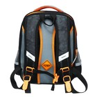 Рюкзак школьный 37 x 28 x 13см, эргономичная спинка, Across 557, + мешок, черный/оранжевый - Фото 5