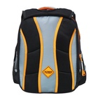 Рюкзак школьный 37×28×13 см, эргономичная спинка, Across 557, + мешок, чёрный/оранжевый - Фото 7