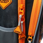 Рюкзак школьный 37 x 28 x 13см, эргономичная спинка, Across 557, + мешок, черный/оранжевый - Фото 9