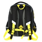 Рюкзак школьный 37 x 28 x 13см, эргономичная спинка, Across 557, серый/оранжевый - фото 24639577