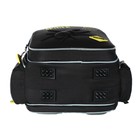 Рюкзак школьный 37 x 28 x 13см, эргономичная спинка, Across 557, серый/оранжевый - фото 24639579