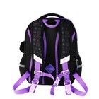 Рюкзак школьный 37 x 28 x 13см, эргономичная спинка, Across 557, черный - фото 24573096