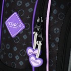 Рюкзак школьный 37 x 28 x 13см, эргономичная спинка, Across 557, черный - фото 24639603