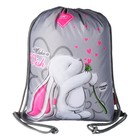 Рюкзак школьный 37 x 28 x 13см, эргономичная спинка, Across 557, серый - фото 24639613