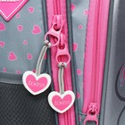 Рюкзак школьный 37 x 28 x 13см, эргономичная спинка, Across 557, серый - фото 24639611