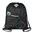 Рюкзак школьный 37 x 28 x 13см, эргономичная спинка, Across 557, черный - фото 24639627