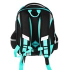 Рюкзак школьный 37 x 28 x 13см, эргономичная спинка, Across 557, черный - фото 24639621