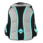 Рюкзак школьный 37 x 28 x 13см, эргономичная спинка, Across 557, черный - фото 24639622