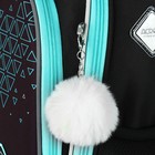 Рюкзак школьный 37 x 28 x 13см, эргономичная спинка, Across 557, черный - фото 24639626