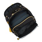 Рюкзак школьный 37 x 28 x 13см, эргономичная спинка, Across 557, серый - фото 24639638