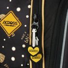 Рюкзак школьный 37 x 28 x 13см, эргономичная спинка, Across 557, серый - фото 24639639