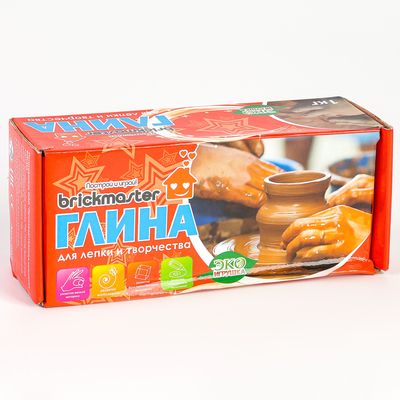 Глина для лепки и творчества, 1000 г 002