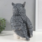 Фигурка  "Сова большая с ушками" (серая), 27 х17 х 19,5 см - фото 38867221