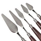 Набор мастихинов для художника, 5 предметов (2,3,4,9,12) - фото 24573119