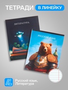 Набор предметных тетрадей Calligrata TOP «Школьный стиль», 10 предметов, 48 листов, со справочным материалом, пластиковая обложка - Фото 4