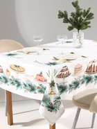 Скатерть новогодняя «Этель» New Years treat, 150×110 см ±3 см с ВГМО, 100% хлопок, саржа 190 г/м² - Фото 1