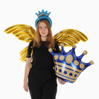 Воздушные шары фольгированные, набор «Карнавальный набор. Королевский синий», 3 шт. 10569855