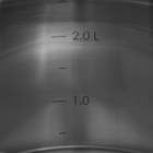 Кастрюля ORION, 2,5 л, d=18 см, стеклянная крышка, теплораспределительное дно, индукция - фото 4469576