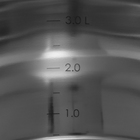 Кастрюля ORION, 3,5 л, d=20 см, стеклянная крышка, теплораспределительное дно, индукция - Фото 3
