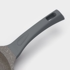 Сковорода KUKMARA Stella Cappuccino, d=26 см, антипригарное покрытие, алюминий, коричневая - Фото 5