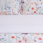 Постельное бельё Этель дуэт Wildflowers, 143х215см-2 шт, 220х240см, 50х70см-2 шт, поплин, 125 г/м2 - фото 24612715