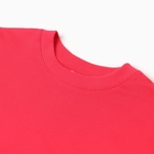 Комплект детский (футболка, шорты), цвет бубль-гум, рост 116 см - Фото 2