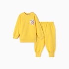 Комплект детский (джемпер, брюки), цвет жёлтый, рост 74 см - фото 321771555