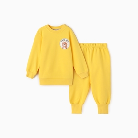 Комплект детский (джемпер, брюки), цвет жёлтый, рост 86 см