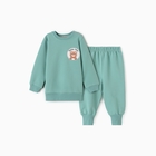 Комплект детский (джемпер, брюки), цвет пыльная мята, рост 74 см - Фото 1