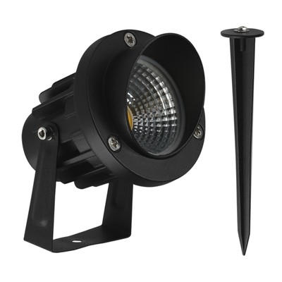 Грунтовый светильник Arte Lamp Elsie A1309IN-1BK, LED, 9 Вт, 7х11х25 см, 460 Лм, чёрный