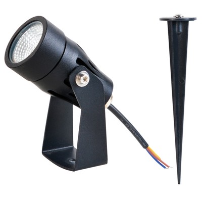 Грунтовый светильник Arte Lamp Elsie A4705IN-1BK, LED, 5 Вт, 4х7х27 см, 350 Лм, чёрный