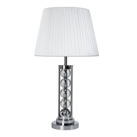 Декоративная настольная лампа Arte Lamp Jessica A4062LT-1CC, E27, 60 Вт, 35х35х65 см, хром