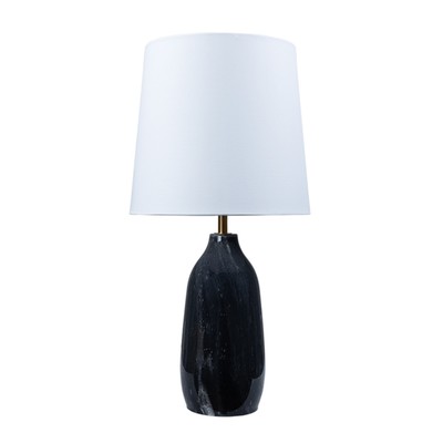 Декоративная настольная лампа Arte Lamp Rukbat A5046LT-1BK, E27, 60 Вт, 30х30х60 см, чёрный