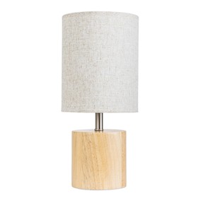 Декоративная настольная лампа Arte Lamp Jishui A5036LT-1BR, E27, 60 Вт, 18х18х40 см, золотистый, бежевый