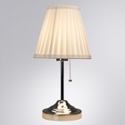 Декоративная настольная лампа Arte Lamp Marriot A5039TL-1CC, E27, 60 Вт, 22х22х42 см, хром - фото 4383406
