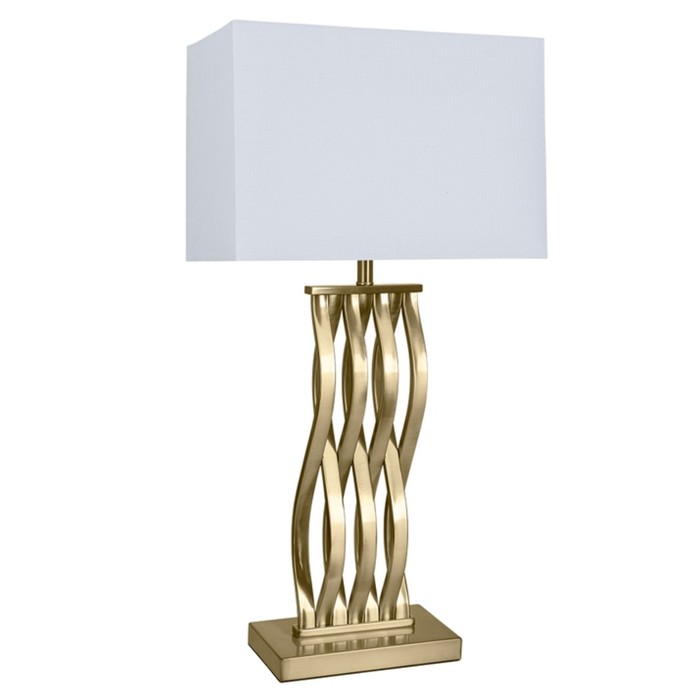 Декоративная настольная лампа Arte Lamp Veil A5061LT-1PB, E27, 60 Вт, 38х20х69 см, медный
