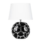 Декоративная настольная лампа Arte Lamp Poppy A4063LT-1CC, E14, 40 Вт, 25х18х34 см, хром, чёрный - Фото 2