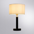 Декоративная настольная лампа Arte Lamp Robert A5029LT-1SS, E27, 60 Вт, 30х30х48 см, чёрный - Фото 1