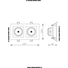 Карданный светильник Arte Lamp Grado A2710PL-2WH, LED, 10 Вт, 19х11х5.5 см, 600 Лм, белый - Фото 2