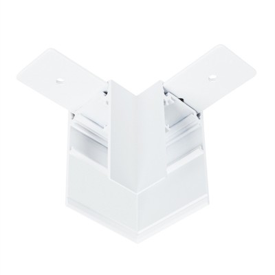 Коннектор угловой для магнитного шинопровода Arte Lamp Linea-Accessories A480633, 7.2х7.2х5 см, белый