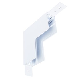 Коннектор угловой внутренний для магнитного шинопровода Arte Lamp Linea-Accessories A480833, 10х10х2.65 см, белый