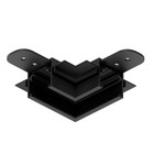 Коннектор угловой для встраимового шинопровода Arte Lamp Optima-Accessories A731606, 5.28х2.48 см, чёрный - фото 306209478