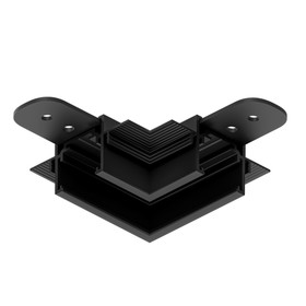Коннектор угловой для встраимового шинопровода Arte Lamp Optima-Accessories A731606, 5.28х2.48 см, чёрный