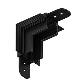 Коннектор угловой для встраимового шинопровода Arte Lamp Optima-Accessories A731706, 5.28 см2.48 см, чёрный